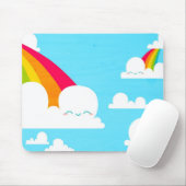 Tapis De Souris Nuages Mousepad (Avec souris)