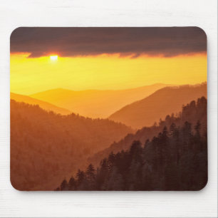 Tapis De Souris Nuages remplissent la vallée, Tennessee