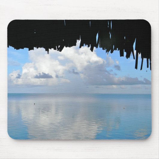 Tapis De Souris Nuages sur Bora Bora (Devant)