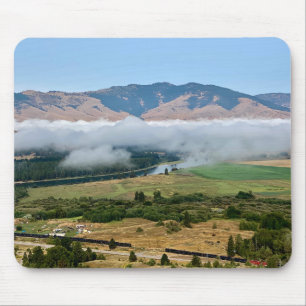 Tapis De Souris Nuages sur la rivière Flathead