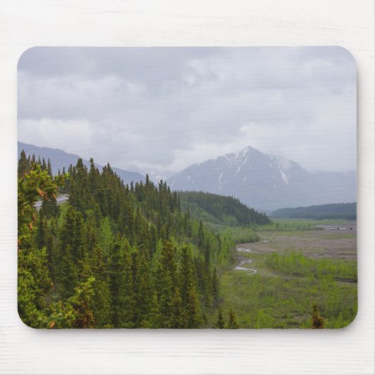Tapis De Souris Nuageux À Denali (Devant)