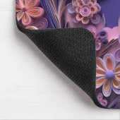 Tapis De Souris Nuances de surface de papier violet (Coin)