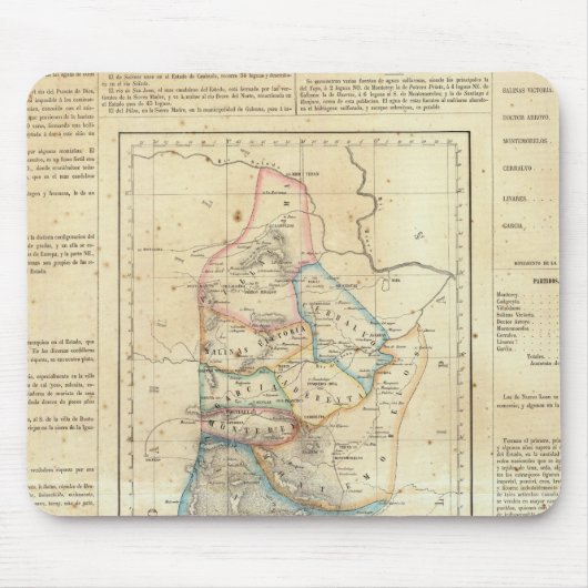 Tapis De Souris Nuevo Leon, Mexique (Devant)