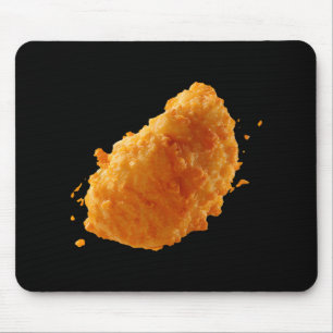Tapis De Souris Nugget de poulet croustillant Nourriture drôle Ten