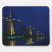 Tapis De Souris Nuit à Kinderdijk (Devant)