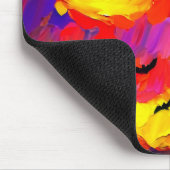 Tapis De Souris Nuit Abstraite d'Halloween moderne (Coin)