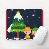 TAPIS DE SOURIS NUIT DE NOËL (Avec souris)