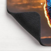 Tapis De Souris Nuit de Whispering : Lune de loup (Coin)