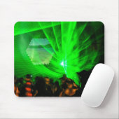 Tapis De Souris Nuit des Lasers verts Mousepad (Avec souris)