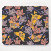 Tapis De Souris Nuit des papillons et des fleurs (Devant)
