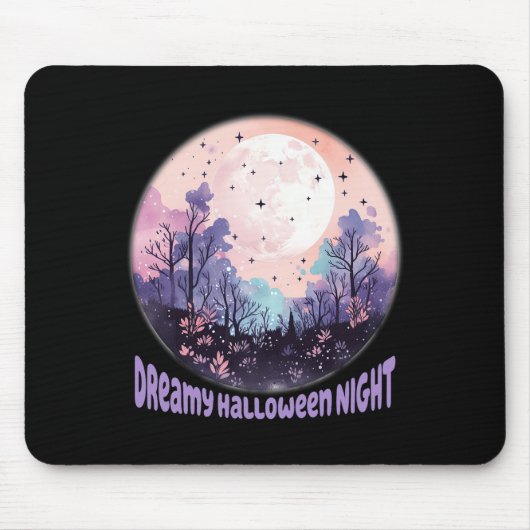 Tapis De Souris Nuit d'Halloween (Devant)