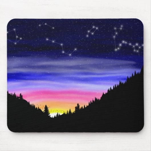 Tapis De Souris Nuit Diamond (Devant)