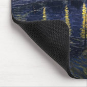 Tapis De Souris Nuit étoilée au-dessus du Rhône Mousepad (Coin)