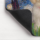 Tapis De Souris Nuit étoilée - Chiot Havanais (Coin)