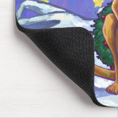 Tapis De Souris Nuit étoilée de Noël Kangaroo (Coin)