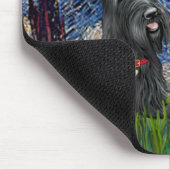 Tapis De Souris Nuit étoilée - Deux Terriers écossais (Coin)
