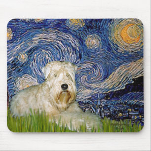Tapis De Souris Nuit étoilée - Wheaten Terrier 1