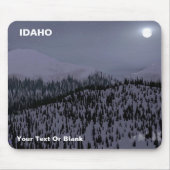Tapis De Souris Nuit froide dans l'Idaho (Devant)