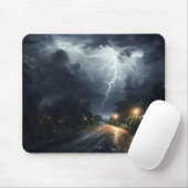 Tapis De Souris Nuit orageuse (Avec souris)