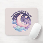 Tapis De Souris Nuit Pastel Moonlit - Dreamcent Crescent Moon (Avec souris)