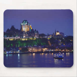 Tapis De Souris Nuit Québec Mousepad de château de Frontenac de