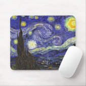 Tapis De Souris Nuit Van Gogh Starry (Avec souris)