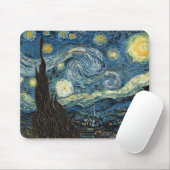 Tapis De Souris Nuit Van Gogh Starry (Avec souris)