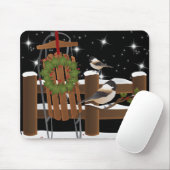 Tapis De Souris Nuits d'hiver Mousepad (Avec souris)