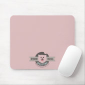 Tapis de souris numérique Chien Rose (Avec souris)