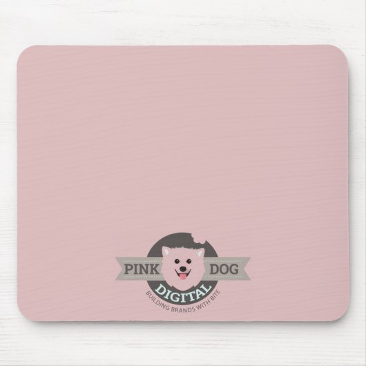 Tapis de souris numérique Chien Rose (Devant)
