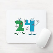 Tapis De Souris Numéro 24 (Avec souris)