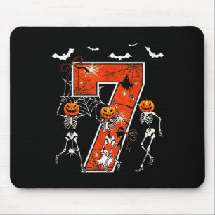 Tapis De Souris Numéro 7 Six Sept Mème 6 7 Halloween Danse Squelet