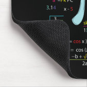 Tapis De Souris Numéro Cercle Pi Formules Nerdy Mathématiciens Pi (Coin)