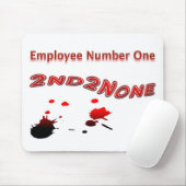 Tapis De Souris Numéro D'Employé Une Seconde À Aucune (Avec souris)