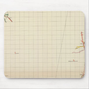 Tapis De Souris Numéro I des cartes des mines de fond
