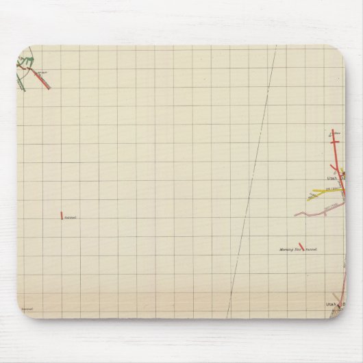 Tapis De Souris Numéro I des cartes des mines de fond (Devant)