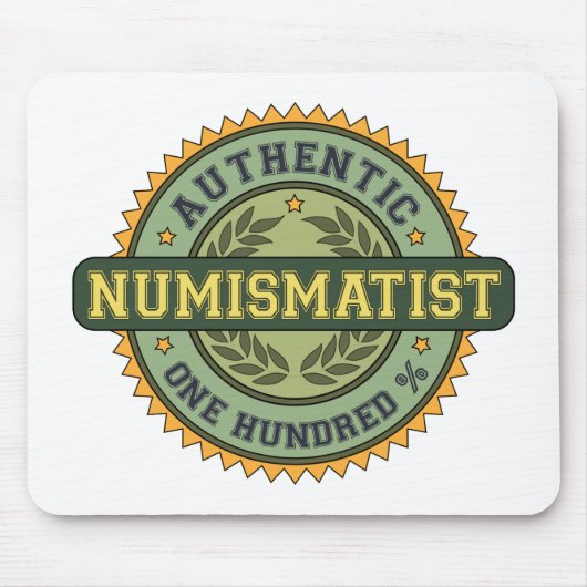 Tapis De Souris Numismatist authentique (Devant)
