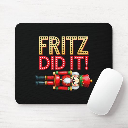 Tapis De Souris Nutcracker Fritz Did It Clara Funny Christmas Ball (Avec souris)