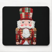 Tapis De Souris Nutcracker Patchwork Merry Christmas Pajamas Men W (Devant)