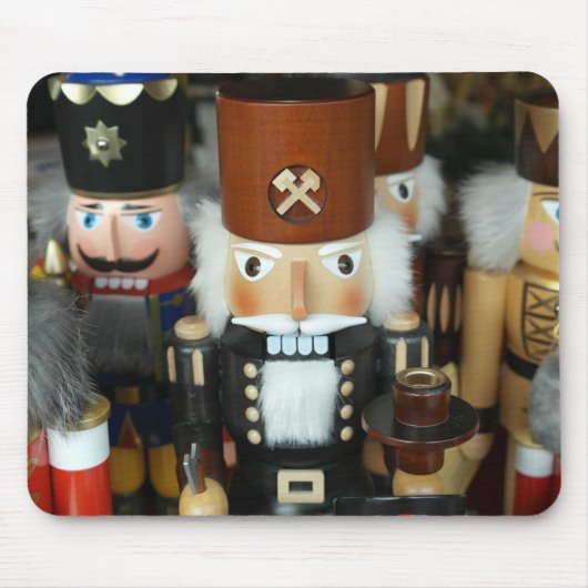 Tapis De Souris Nutcrackers Noël Fêtes Noël Conception (Devant)