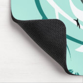 Tapis De Souris Nuthatch stylisé dans l'arbre (Coin)