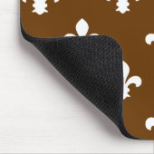 Tapis De Souris Nutmeg Neutral Fleur de Lys (Coin)