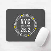 Tapis De Souris Nyc New York Souvenir Marathon Runner _1  (Avec souris)