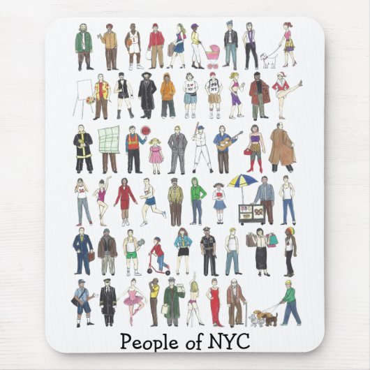 Tapis De Souris NYC New York Yorker City Mousepad (Devant)