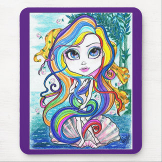 Tapis De Souris Nymphe gaga sur demi d'art Mousepad d'imaginaire