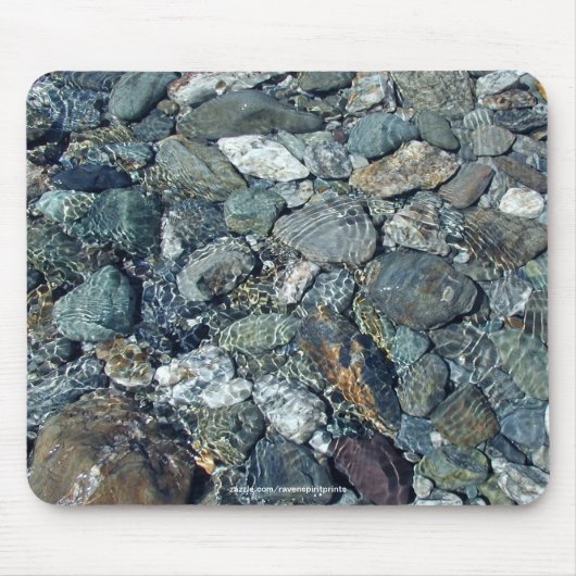 Tapis De Souris NZ LAKE WATERS & STONES Nature Mousepad (Devant)