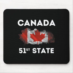 Tapis De Souris O Canada 51e État Funny Trump Canada maillot de mè