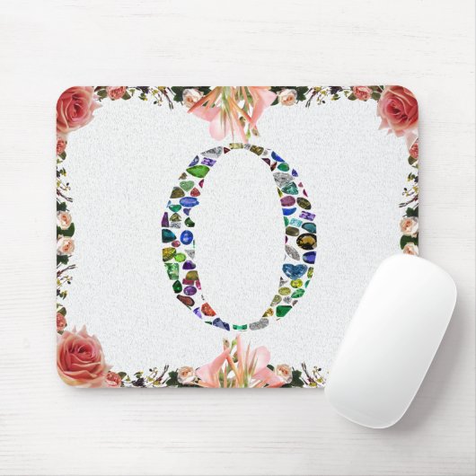 Tapis De Souris O Monogramme (Avec souris)
