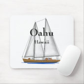 Tapis De Souris Oahu Hawaï (Avec souris)