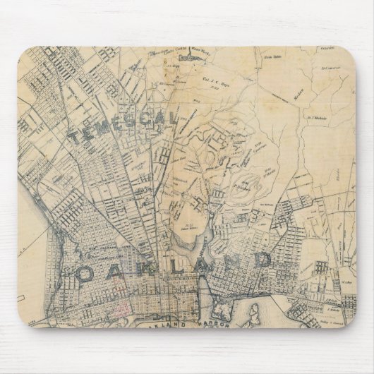 Tapis De Souris Oakland, Berkeley, Alameda (Devant)